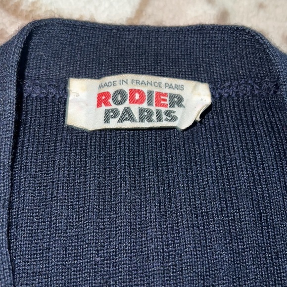 Rodier blue cardigan NWOT - Picture 12 of 12